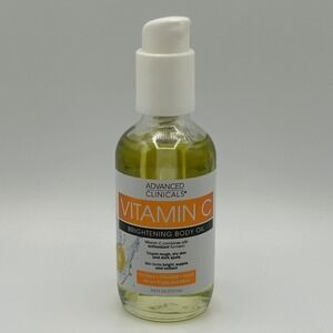 Advanced Clinicals Vitamin C Brightening Body Oil Targets Dark Spots NEW W/O BOX
